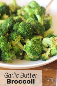 Easy Garlic Butter Broccoli Side Dish - Feeding Your Fam