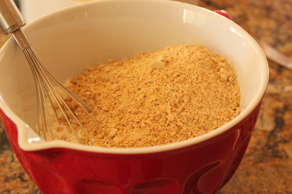 granola and flour