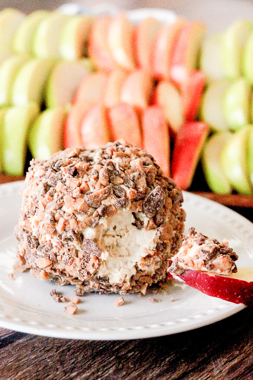 caramel apple cheese ball