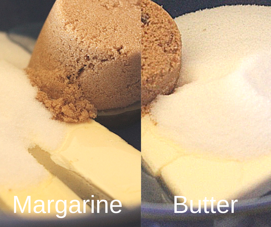 Margarine vs Butter caramels
