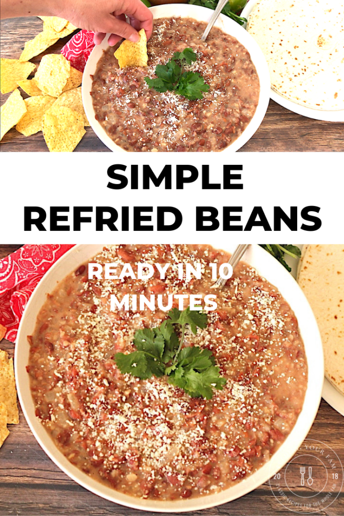 Simple Homemade Refried Beans - Feeding Your Fam