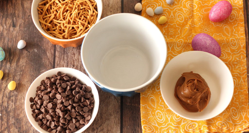 Chocolate biscoff bird's nest ingredients