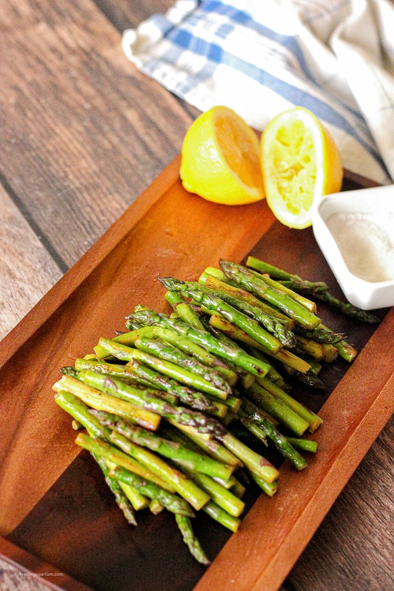 Sauteed Asparagus with Lemon is a delicious and simple side dish that goes perfectly with whatever you have on the menu!!