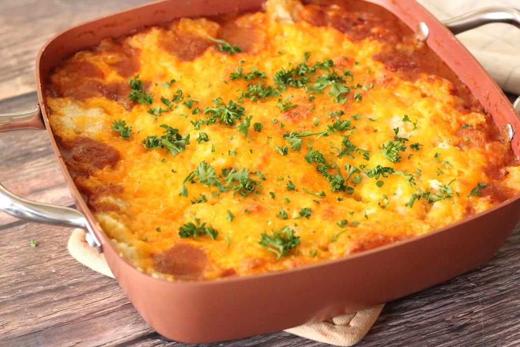 Easy cheesy shepherd's pie