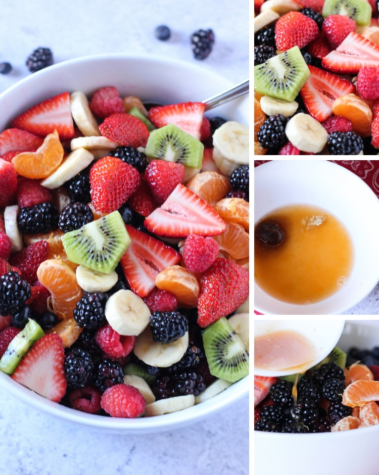 fruit salad collage