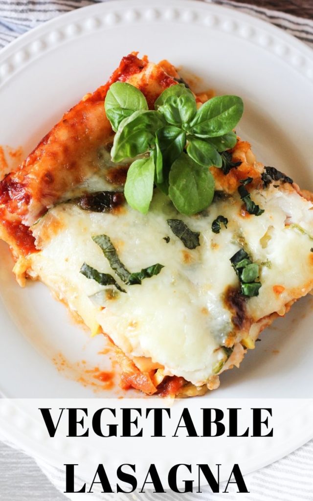 Easy Vegetable Lasagna with Zucchini and Spinach - Feeding Your Fam