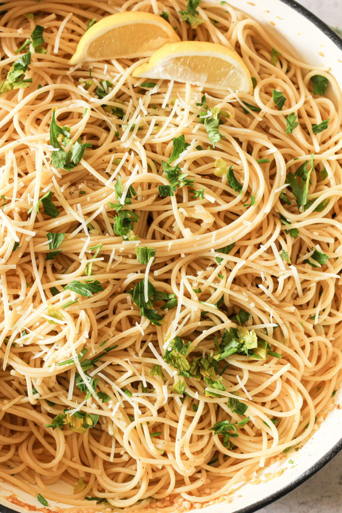 lemon garlic pasta