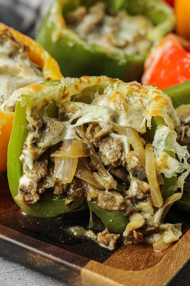 philly cheese steak stuffed pepper