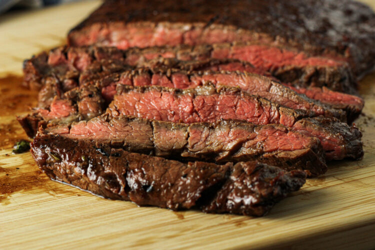 sliced flank steak