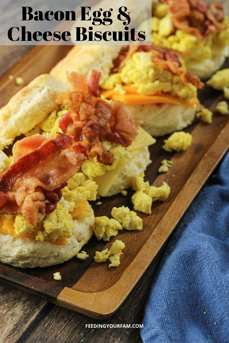 bacon egg and cheese biscuits