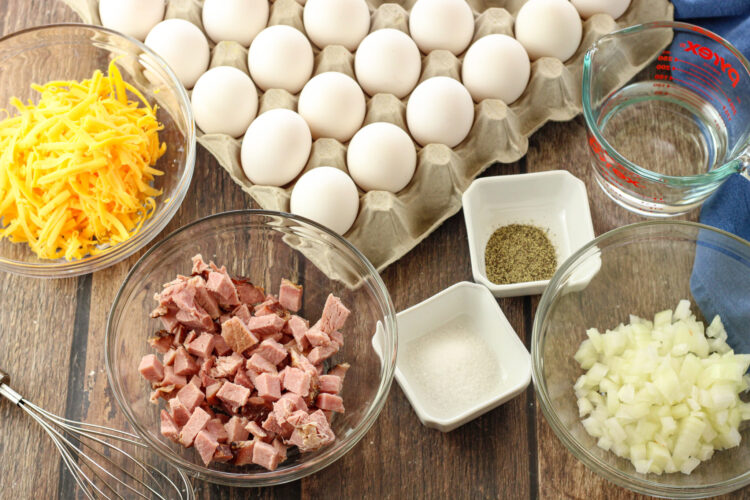 ingredients for frittata