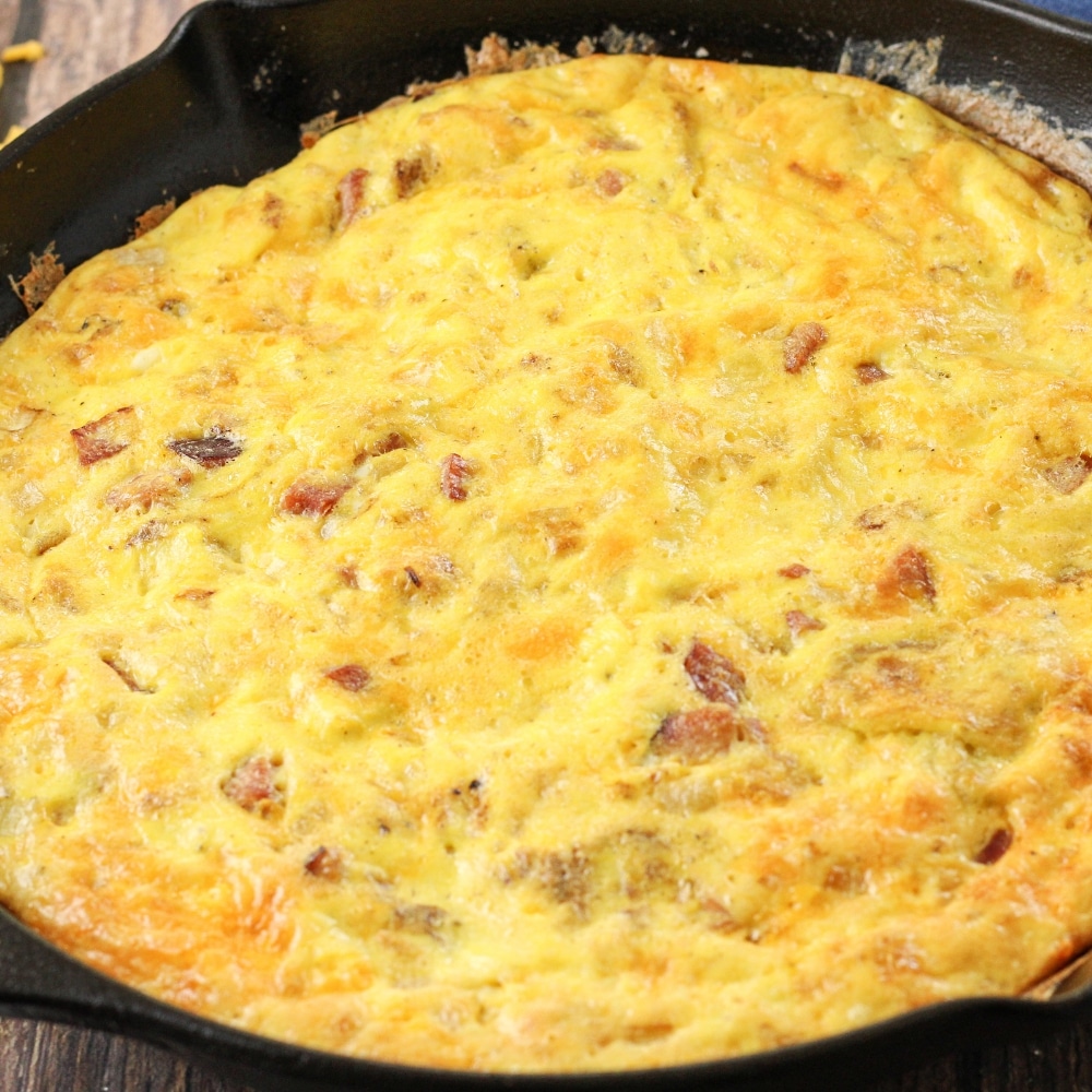 Easy Ham and Cheese Frittata