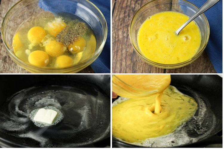 steps to make scrambled eggs