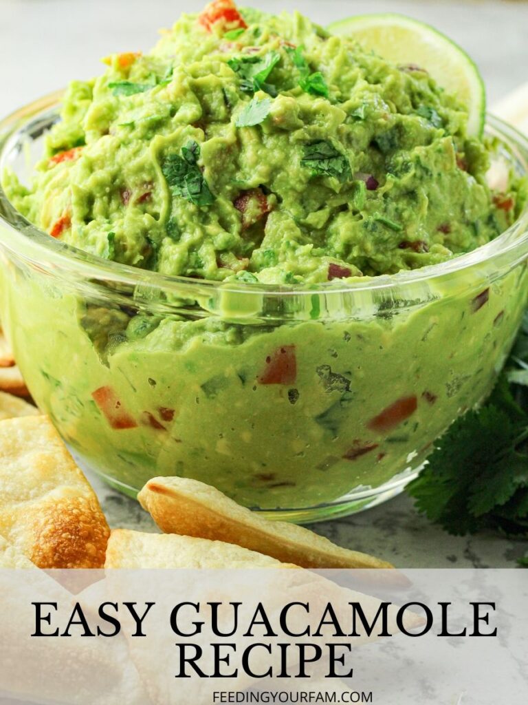 Easy Guacamole Recipe So Good!! - Feeding Your Fam