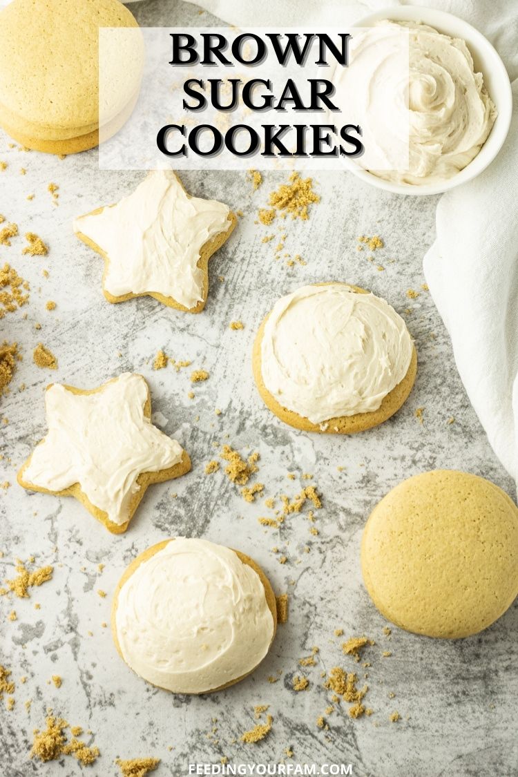 cut out, frosted cookies