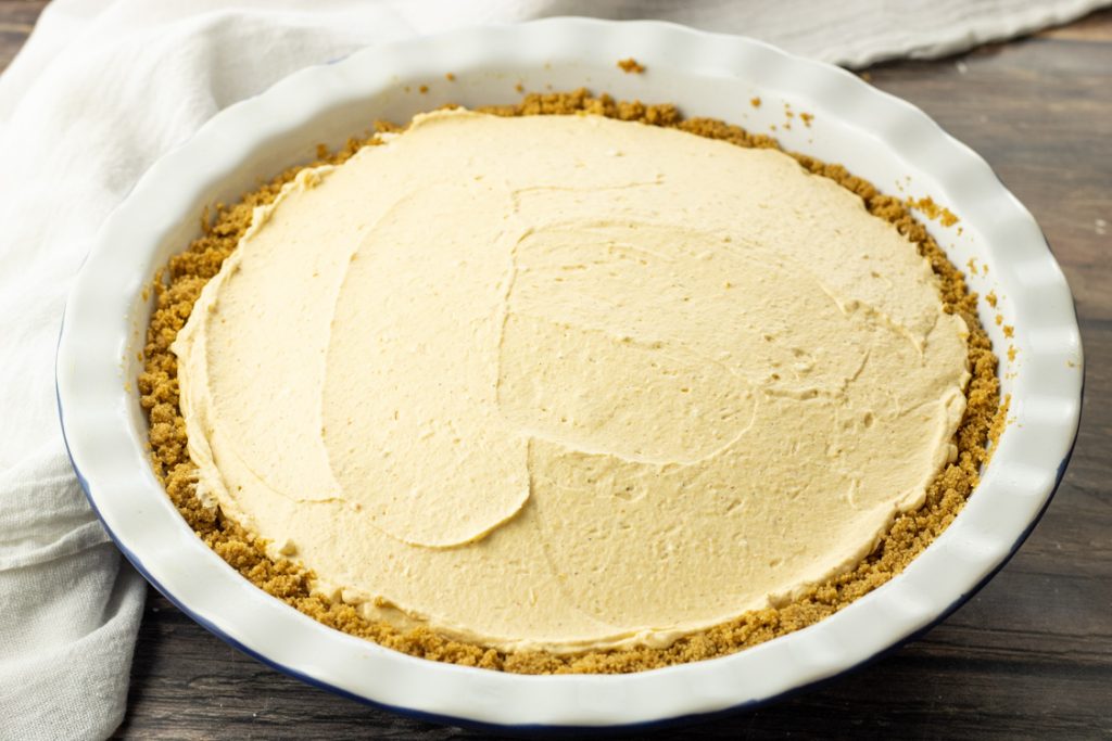 Easy, No Bake Pumpkin Cream Pie - Feeding Your Fam