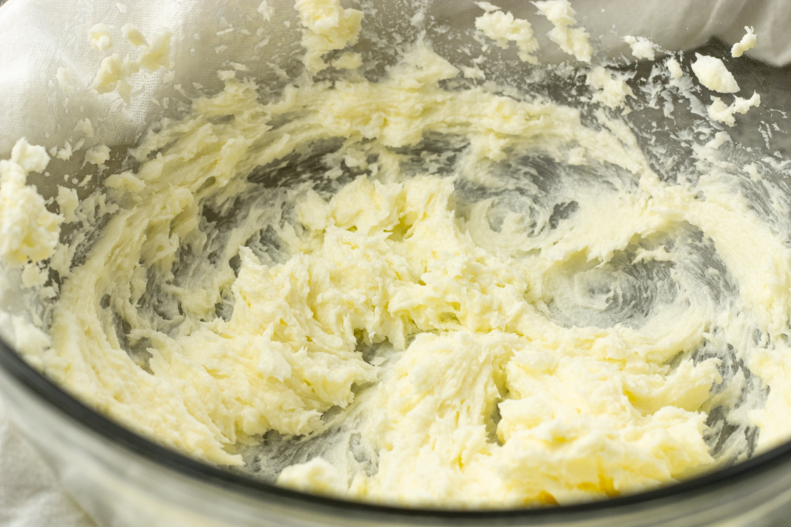 creamed butter and shortening