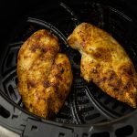 chicken breasts in air fryer basket