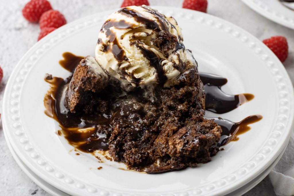 Easy Chocolate Lava Cake, 8 Ingredients - Feeding Your Fam