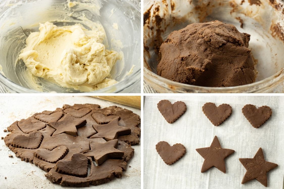 steps to make chocolate cookies