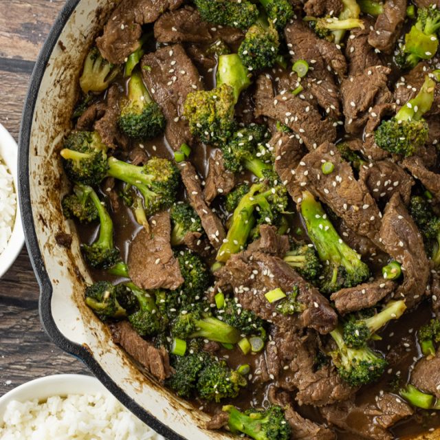 Easy Beef and Broccoli; 20 minutes - Feeding Your Fam