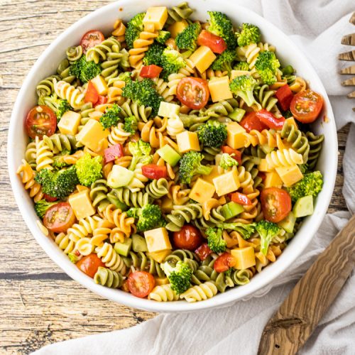 Easy Pasta Salad - Feeding Your Fam