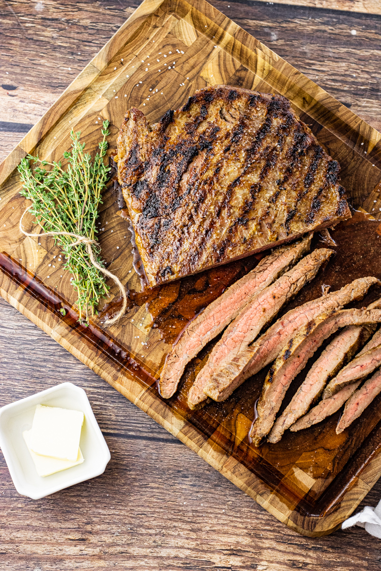 Preparing flank clearance steak