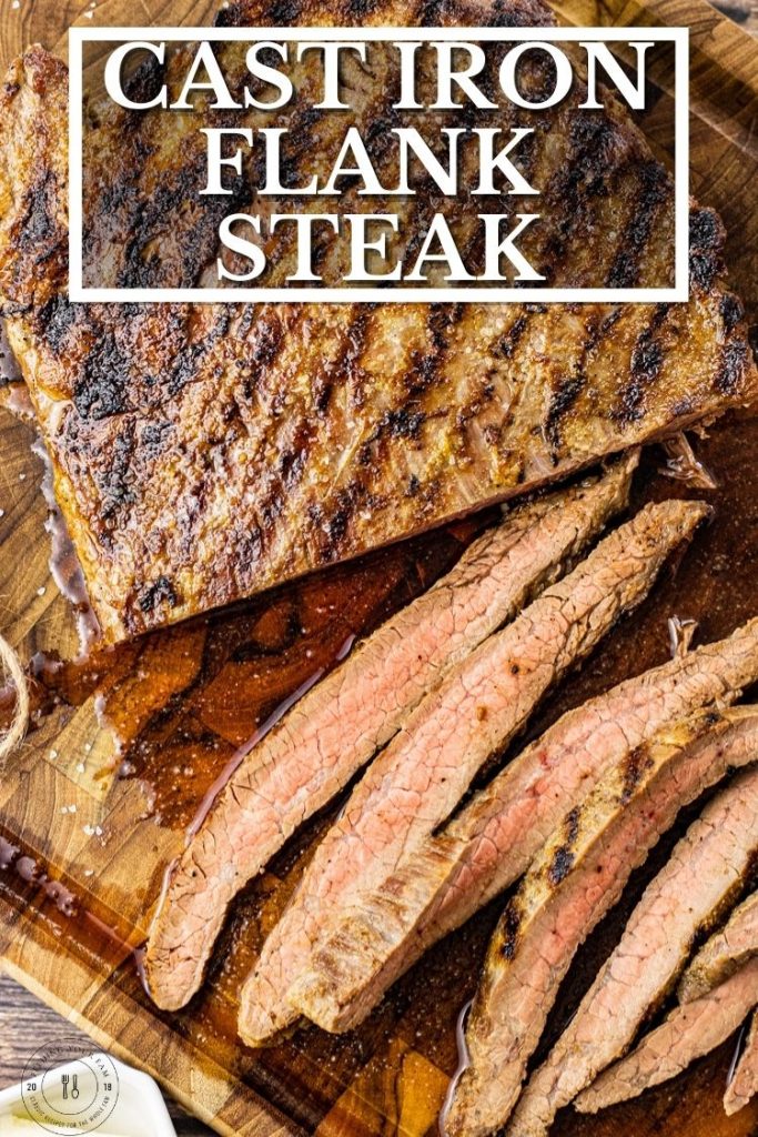 Cast Iron Flank Steak - The Wooden Skillet