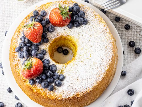 Easy Chiffon Cake Step by Step Instructions - Feeding Your Fam
