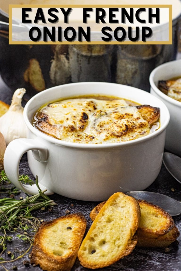 Easy French Onion Soup - Feeding Your Fam