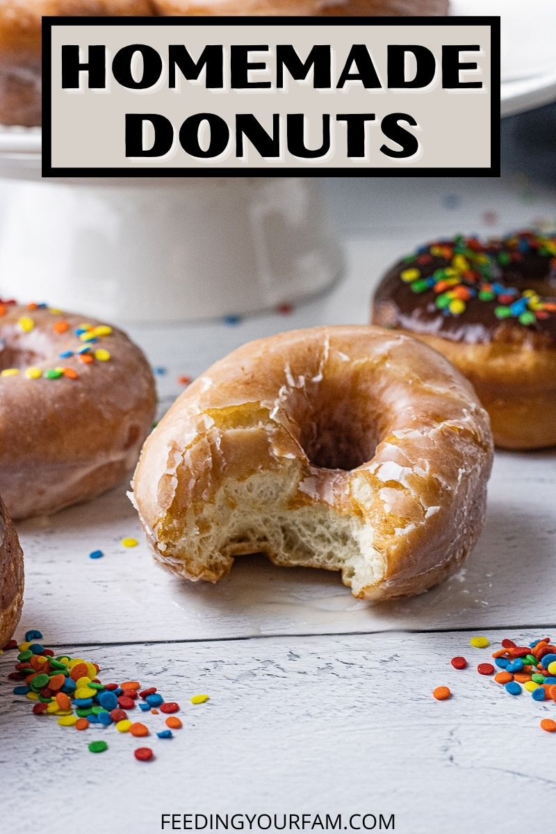 Is it Homemade Donuts or Homemade Doughnuts?? Either way with this recipe for Homemade Donuts, you are going to have freshly fried, soft, fluffy, glazed donuts that are irresistible. This donut recipe starts with a basic dough that fries up perfect to make easy and delicious donuts. 