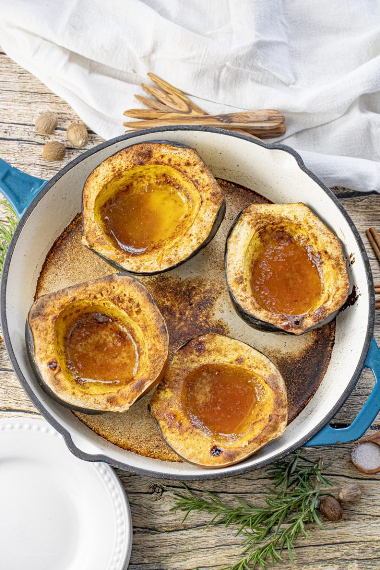 Oven Baked Acorn Squash, A Simple Fall Side Dish Feeding Your Fam