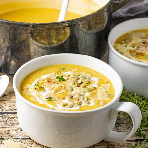 Easy Butternut Squash Soup Recipe - Feeding Your Fam