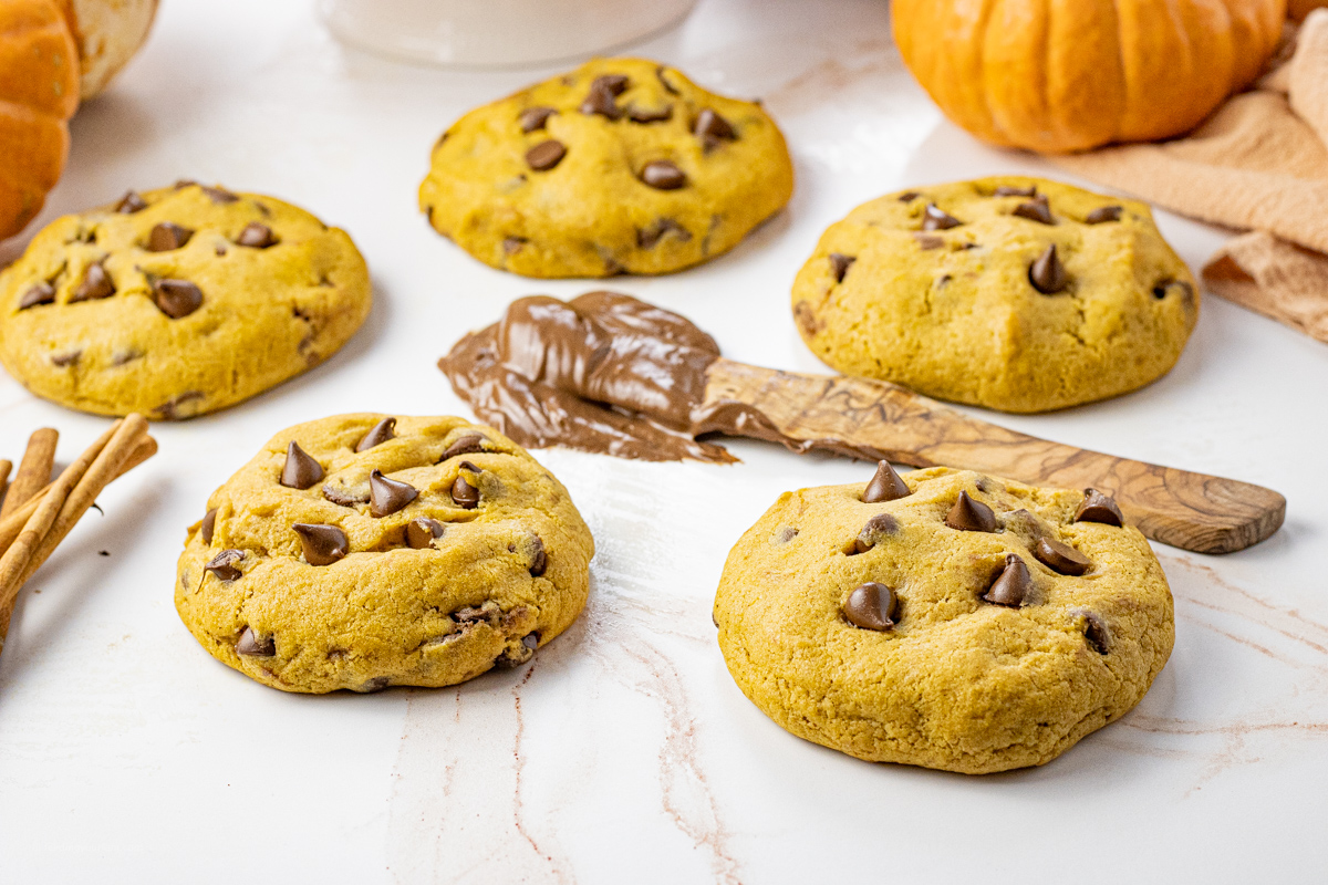 pumpkin chocolate chip cookies 