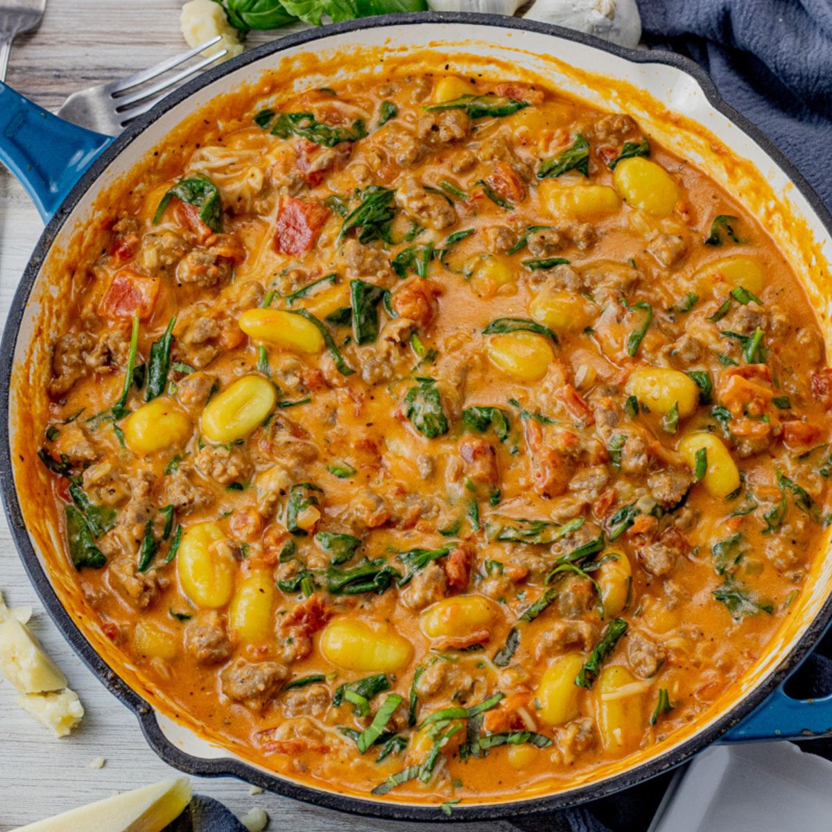 one-pan-creamy-gnocchi-and-sausage-feeding-your-fam