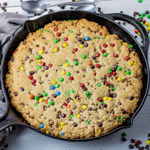 Chocolate Chip Cast Iron Chocolate Chip Cookie Feeding Your Fam 8566