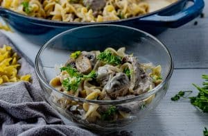 Easy Beef Stroganoff Recipe - Feeding Your Fam