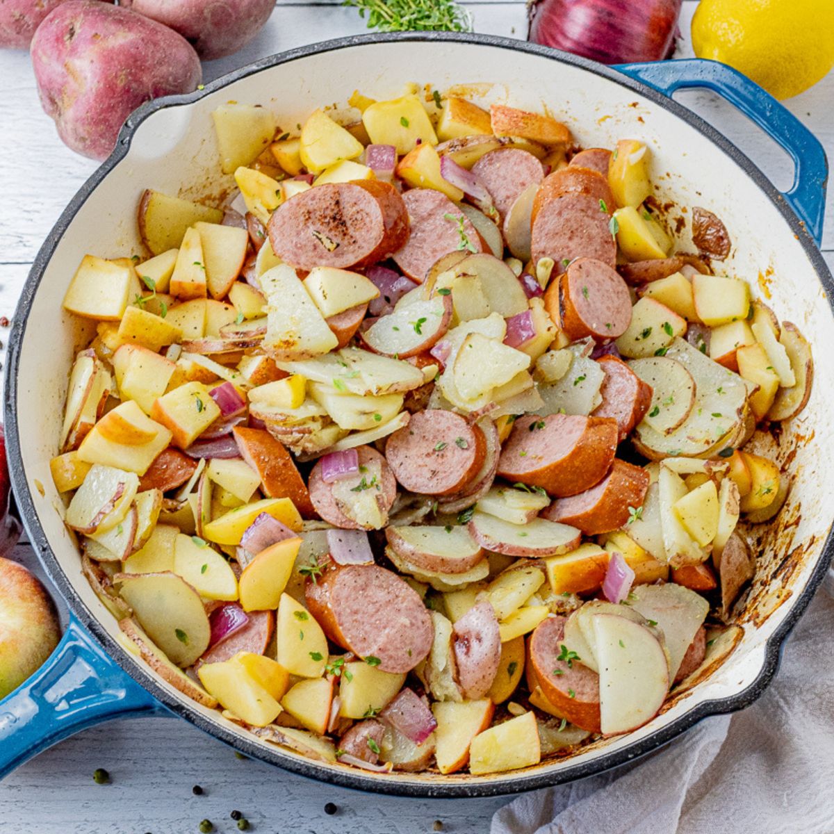Turkey Sausage and Potatoes