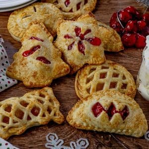 A buttery pie crust filled with sweet, juicy fruit, hand fruit pies are a delicious, portable treat.