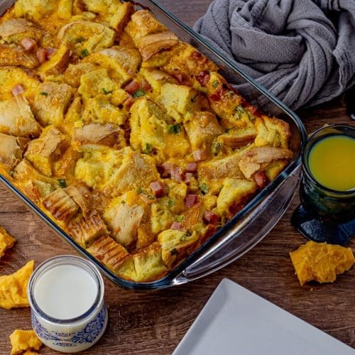 Easy Cheesy Tortilla Egg Bake: The Perfect Breakfast - Feeding Your Fam