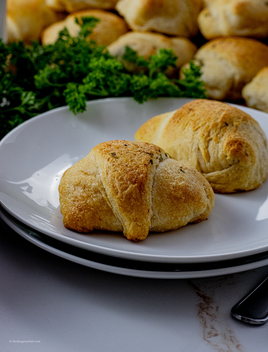 crescent rolls stuffed with chicken and cheese