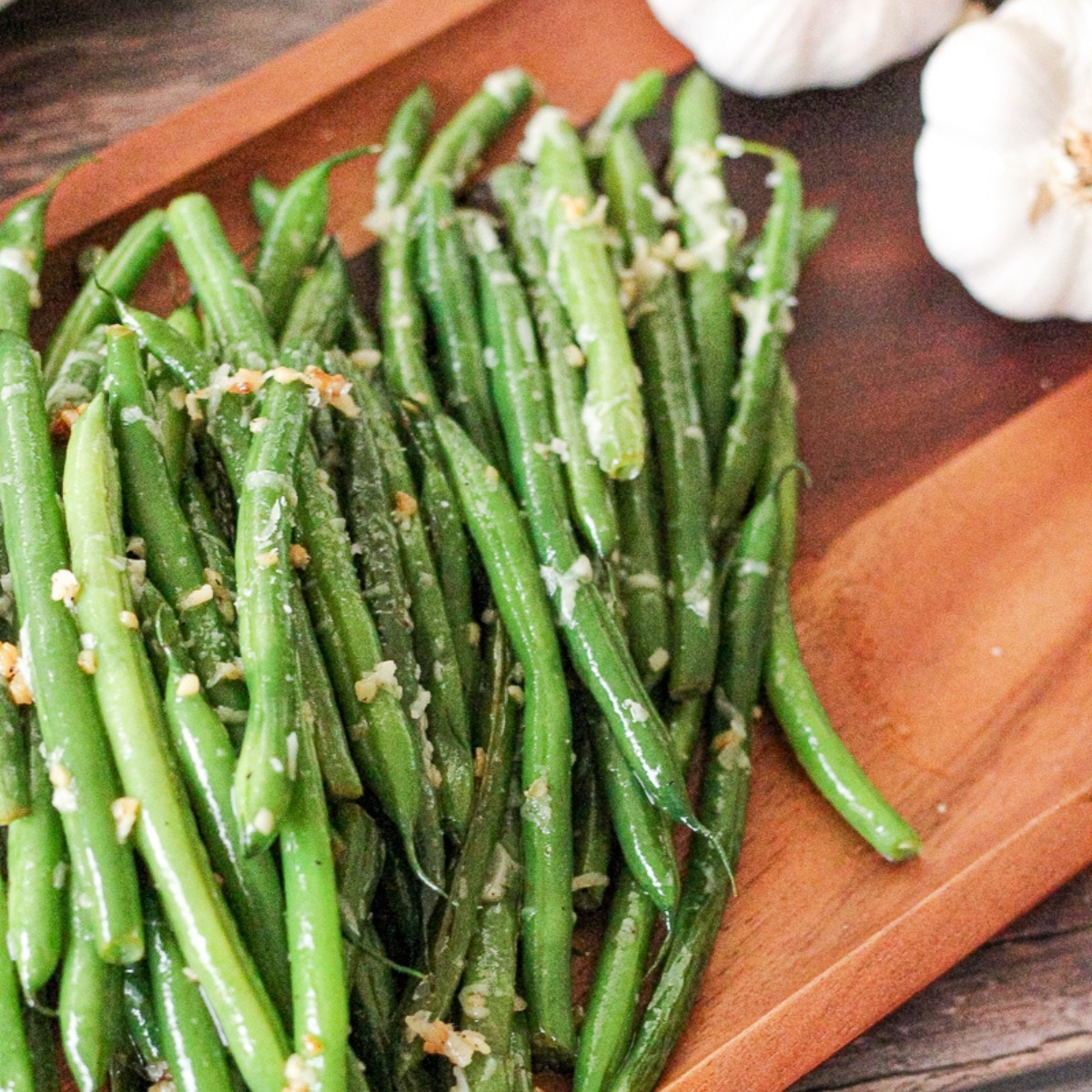 green beans with parmesan cheese and garlic