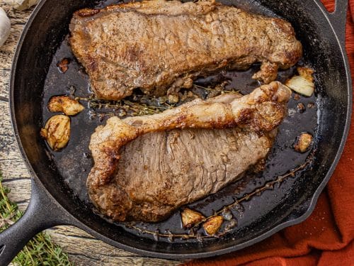 Cast Iron New York Steak