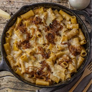 French Onion Mac and Cheese, An Irresistible Cast Iron Recipe