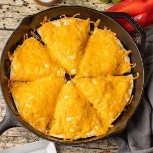Breakfast Hot Pockets in a Cast Iron Skillet